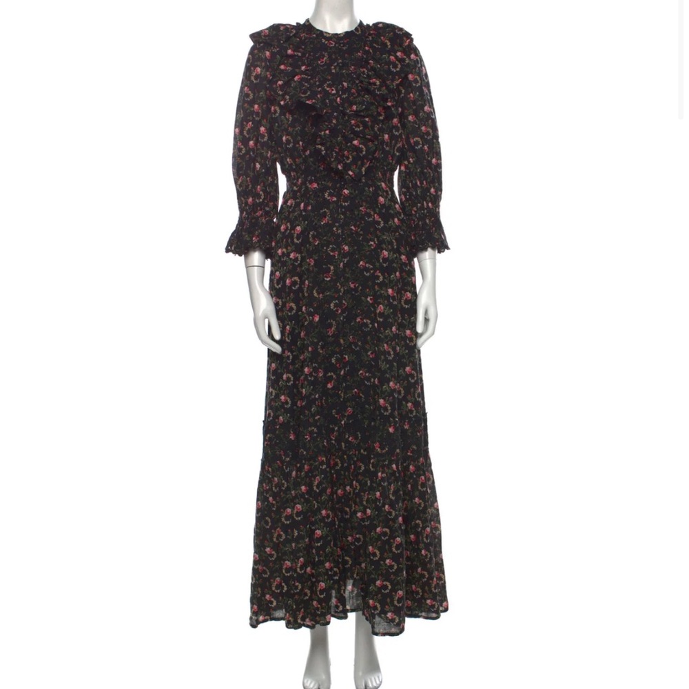 byTiMo Floral Print Long Sleeve Maxi Dress